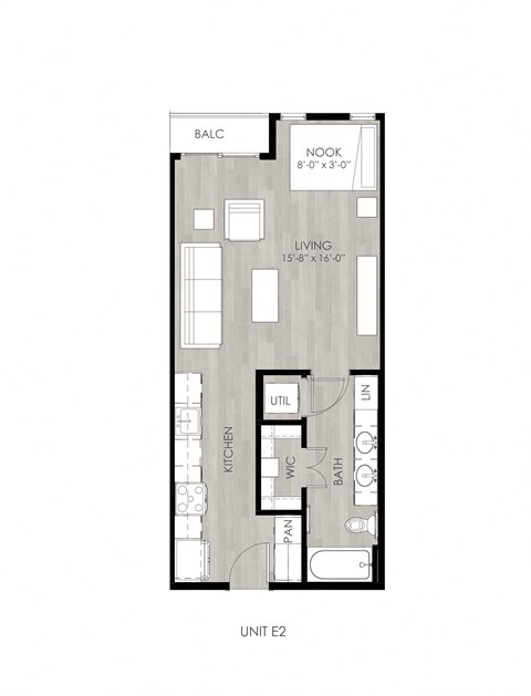floor plan  1 bedroom  1190 square feet